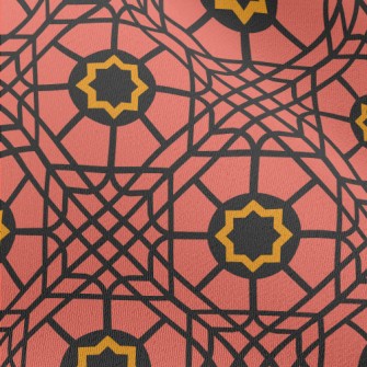 Block Interlaced Geometry Chiffon