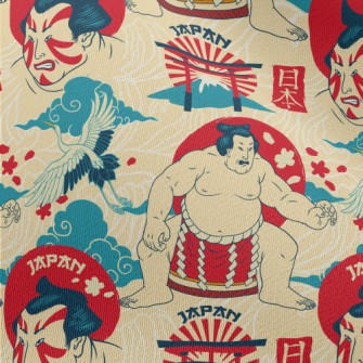 Japanese Sumo Wrestler Chiffon