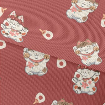 Japanese Kind Maneki Neko Waterproof Oxford