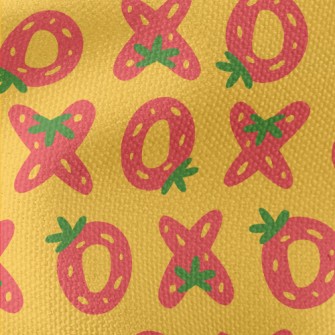 Deformed OX Strawberry Waterproof Canvas