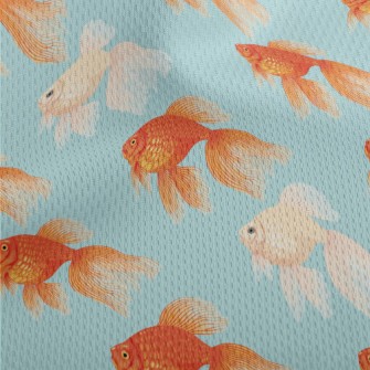 Three-dimensional Japanese Gol Athletic Mesh Flat Back