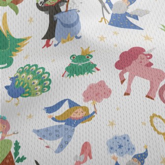 Witch Magician Mermaid Athletic Mesh Flat Back