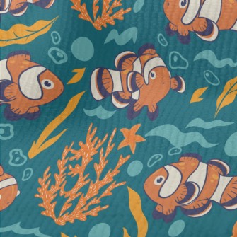 Colorful Clown Fish Terry