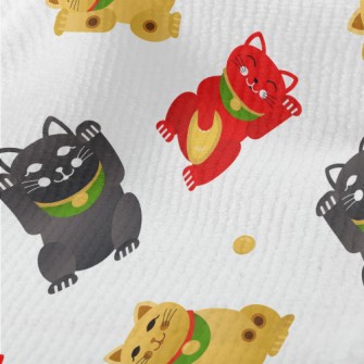 Cute Three-color Lucky Cat Terry