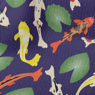 Noble Koi In Pond Terry