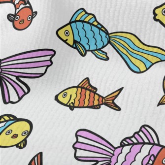 Cute Striped Fish Terry