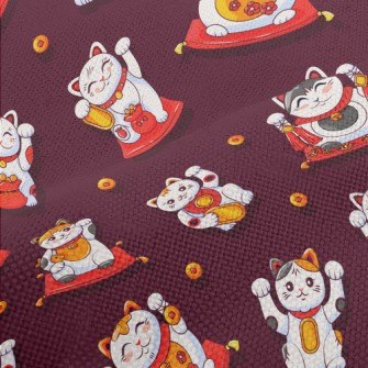Lively Lucky Cat Performance Linen