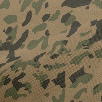 Irregular Camouflage Pattern Performance Linen
