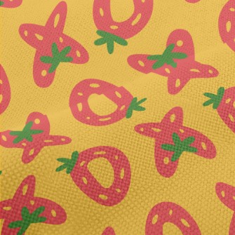 Deformed OX Strawberry Performance Linen