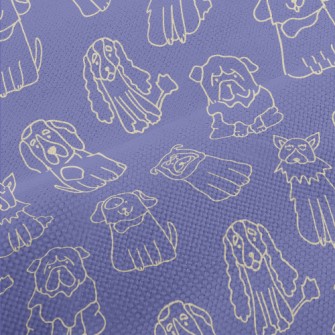 Cute Line Dog Performance Linen