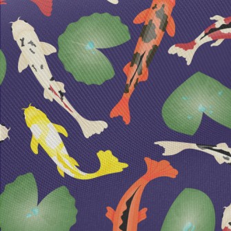 Noble Koi In Pond Twill