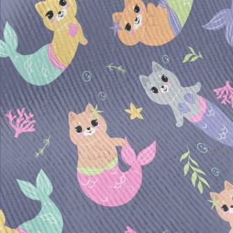Beautiful Cat Mermaid Standard Corduroy