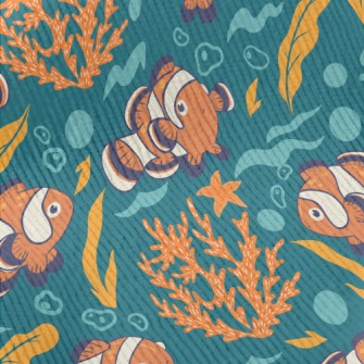 Colorful Clown Fish Standard Corduroy