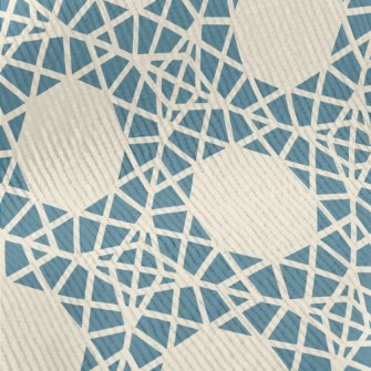 Polygonal Geometric Square Standard Corduroy