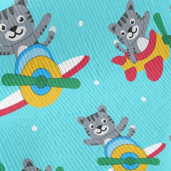 Flying Cats On A Plane Standard Corduroy
