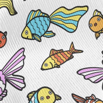 Cute Striped Fish Standard Corduroy