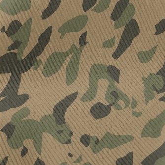 Irregular Camouflage Pattern Standard Corduroy