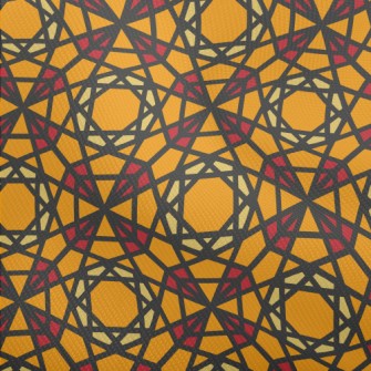 Staggered Polygonal Geometric  Dobby