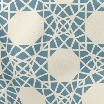 Polygonal Geometric Square Stretch Ponte