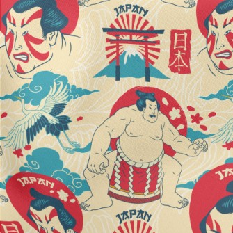 Japanese Sumo Wrestler Stretch Ponte