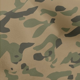 Irregular Camouflage Pattern Micro Fleece