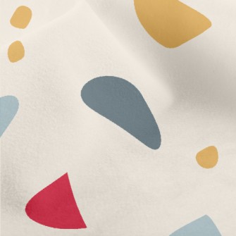 Geometric Color Blocks Of Diff Micro Fleece