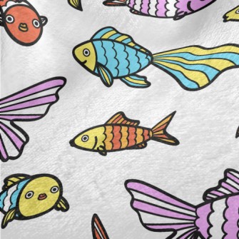 Cute Striped Fish Minky