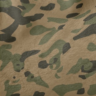Irregular Camouflage Pattern Minky