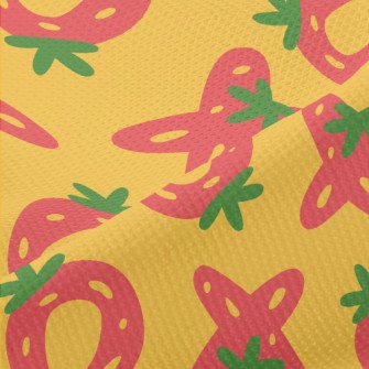 Deformed OX Strawberry Piqué