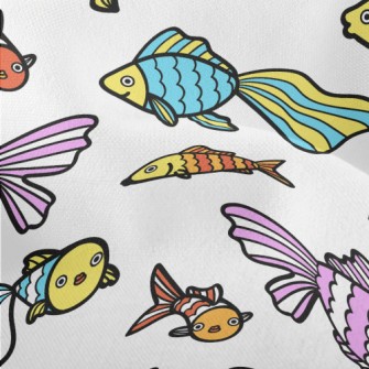 Cute Striped Fish Lightweight Performance Linen