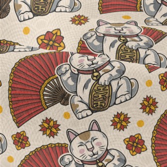 Lucky Cat Fan Modern Jersey