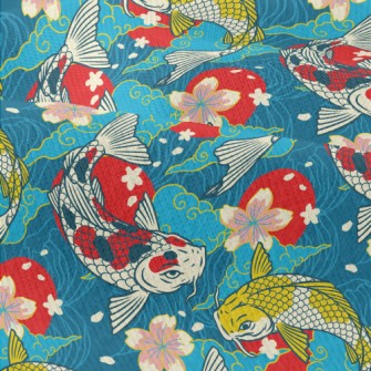 Colorful Japanese Koi Modern Jersey