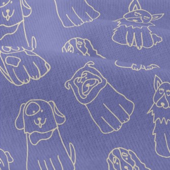 Cute Line Dog Modern Jersey