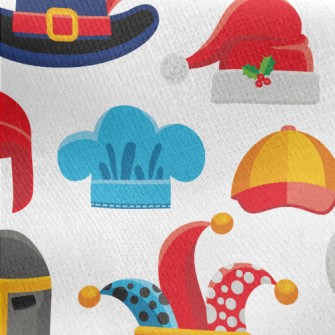 Various Hats Jersey Backed Fleece