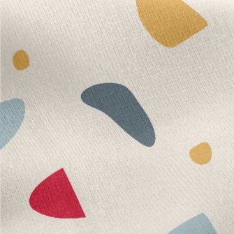 Geometric Color Blocks Of Diff Jersey Backed Fleece