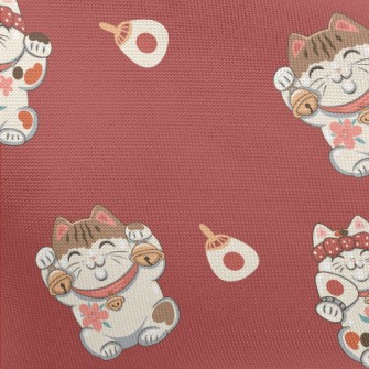 Japanese Kind Maneki Neko Pongee