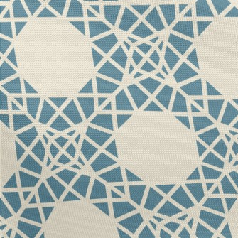 Polygonal Geometric Square Pongee