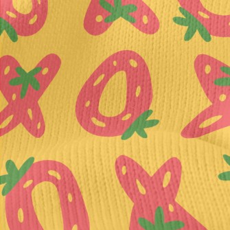 Deformed OX Strawberry Stretch Jersey