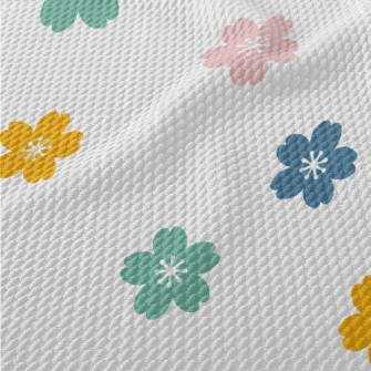 Colorful And Elegant Cherry Bl Birdseye Piqué