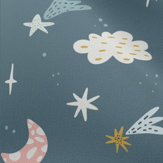 Hand Drawn Fairy Tale Starry S Chiffon