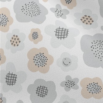 Monotonous And Silly Flowers Chiffon