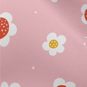 Simple Hand-painted Flowers Chiffon