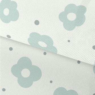 Single Tone Flowers Waterproof Oxford