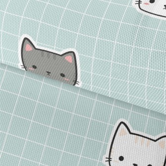 Cute And Well-behaved Cat Waterproof Oxford