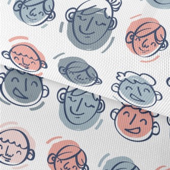 Simple Hand-painted Family Por Waterproof Oxford