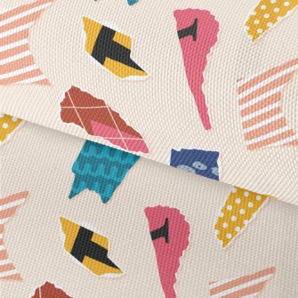 Irregular Shaped Pattern In To Waterproof Oxford