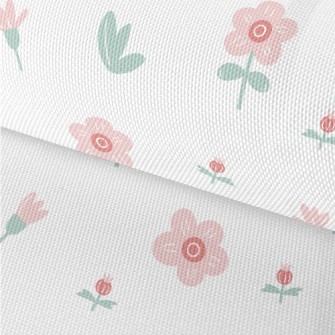 Small Pink Gentle Flowers Waterproof Oxford