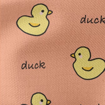Cute Little Duck Waterproof Canvas