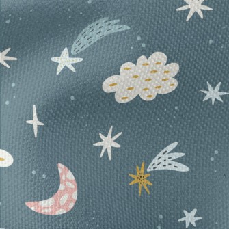Hand Drawn Fairy Tale Starry S Waterproof Canvas