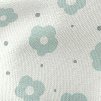 Single Tone Flowers Waterproof Canvas